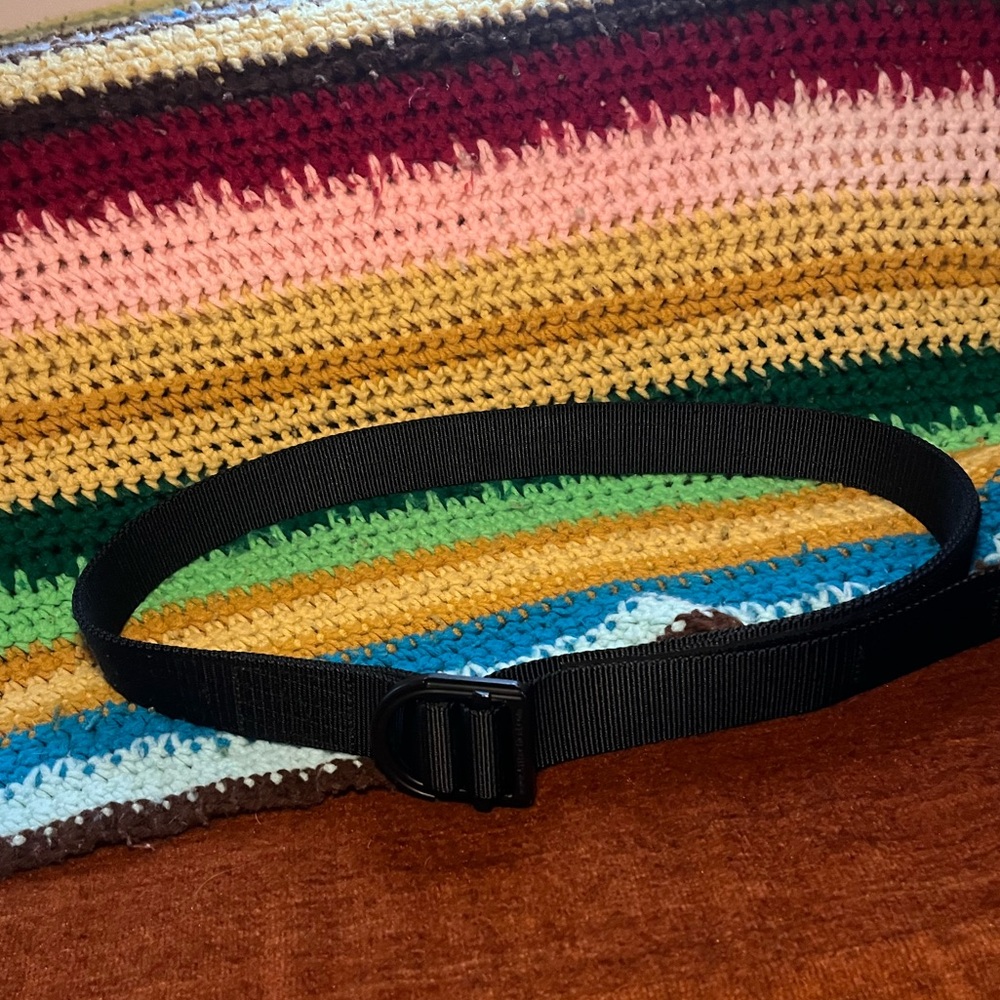5.11 Tactical Black Webbing Belt with Logo unisex